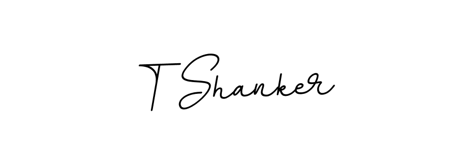 Use a signature maker to create a handwritten signature online. With this signature software, you can design (BallpointsItalic-DORy9) your own signature for name T Shanker. T Shanker signature style 11 images and pictures png