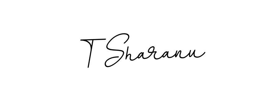 T Sharanu stylish signature style. Best Handwritten Sign (BallpointsItalic-DORy9) for my name. Handwritten Signature Collection Ideas for my name T Sharanu. T Sharanu signature style 11 images and pictures png