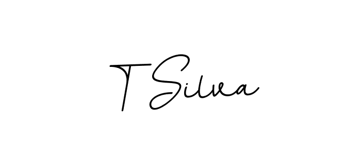 Similarly BallpointsItalic-DORy9 is the best handwritten signature design. Signature creator online .You can use it as an online autograph creator for name T Silva. T Silva signature style 11 images and pictures png