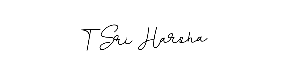Make a beautiful signature design for name T Sri Harsha. Use this online signature maker to create a handwritten signature for free. T Sri Harsha signature style 11 images and pictures png