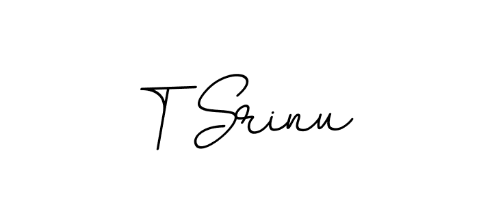 T Srinu stylish signature style. Best Handwritten Sign (BallpointsItalic-DORy9) for my name. Handwritten Signature Collection Ideas for my name T Srinu. T Srinu signature style 11 images and pictures png