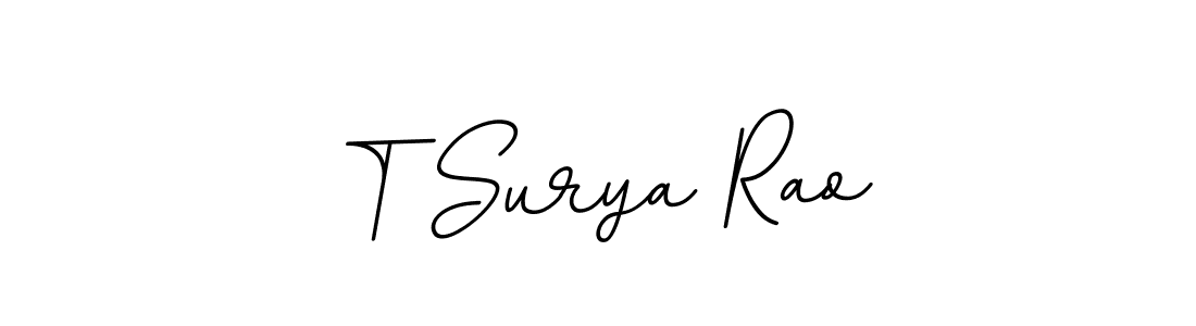 T Surya Rao stylish signature style. Best Handwritten Sign (BallpointsItalic-DORy9) for my name. Handwritten Signature Collection Ideas for my name T Surya Rao. T Surya Rao signature style 11 images and pictures png