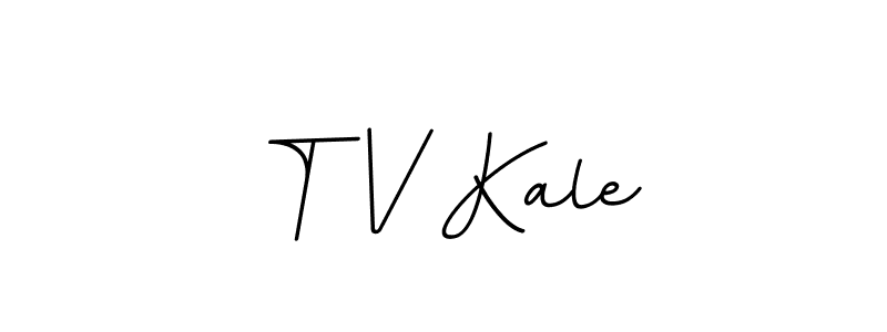You should practise on your own different ways (BallpointsItalic-DORy9) to write your name (T V Kale) in signature. don't let someone else do it for you. T V Kale signature style 11 images and pictures png