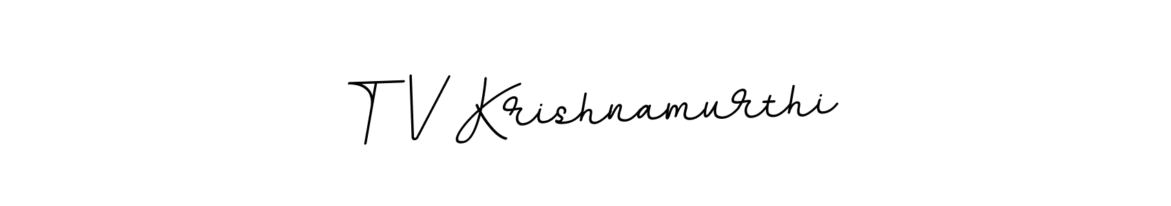 Design your own signature with our free online signature maker. With this signature software, you can create a handwritten (BallpointsItalic-DORy9) signature for name T V Krishnamurthi. T V Krishnamurthi signature style 11 images and pictures png