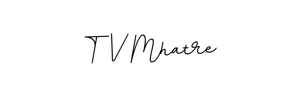 It looks lik you need a new signature style for name T V Mhatre. Design unique handwritten (BallpointsItalic-DORy9) signature with our free signature maker in just a few clicks. T V Mhatre signature style 11 images and pictures png