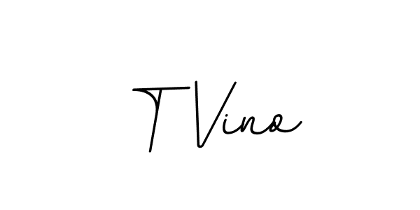 Also You can easily find your signature by using the search form. We will create T Vino name handwritten signature images for you free of cost using BallpointsItalic-DORy9 sign style. T Vino signature style 11 images and pictures png