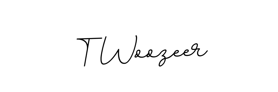 How to make T Woozeer signature? BallpointsItalic-DORy9 is a professional autograph style. Create handwritten signature for T Woozeer name. T Woozeer signature style 11 images and pictures png