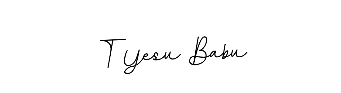 Also we have T Yesu Babu name is the best signature style. Create professional handwritten signature collection using BallpointsItalic-DORy9 autograph style. T Yesu Babu signature style 11 images and pictures png