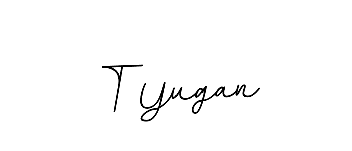 It looks lik you need a new signature style for name T Yugan. Design unique handwritten (BallpointsItalic-DORy9) signature with our free signature maker in just a few clicks. T Yugan signature style 11 images and pictures png