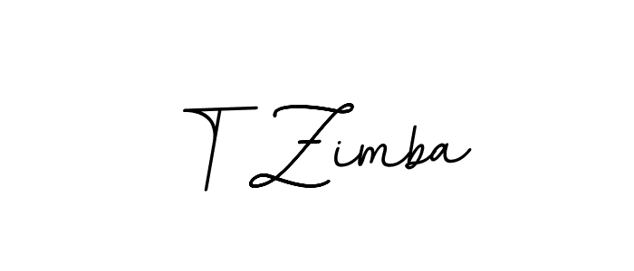 Use a signature maker to create a handwritten signature online. With this signature software, you can design (BallpointsItalic-DORy9) your own signature for name T Zimba. T Zimba signature style 11 images and pictures png