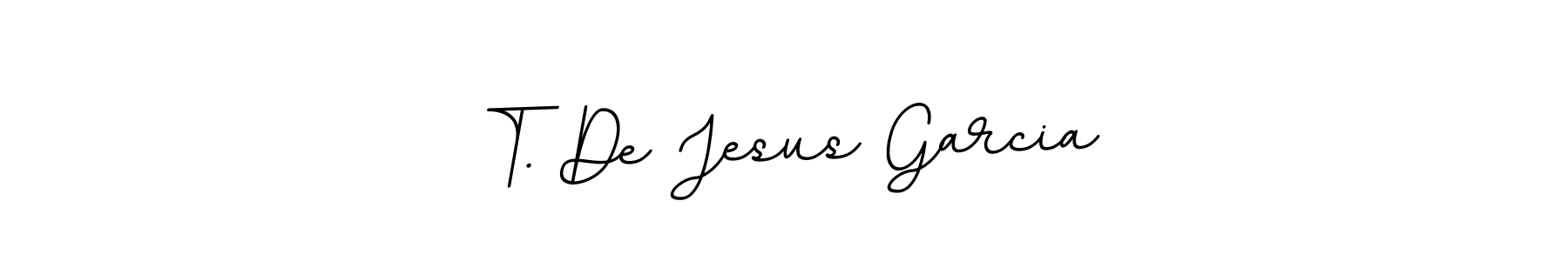 How to make T. De Jesus Garcia name signature. Use BallpointsItalic-DORy9 style for creating short signs online. This is the latest handwritten sign. T. De Jesus Garcia signature style 11 images and pictures png
