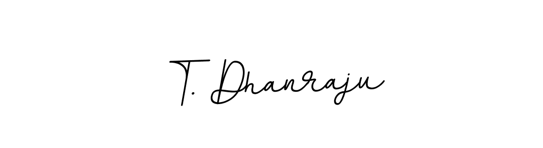 This is the best signature style for the T. Dhanraju name. Also you like these signature font (BallpointsItalic-DORy9). Mix name signature. T. Dhanraju signature style 11 images and pictures png