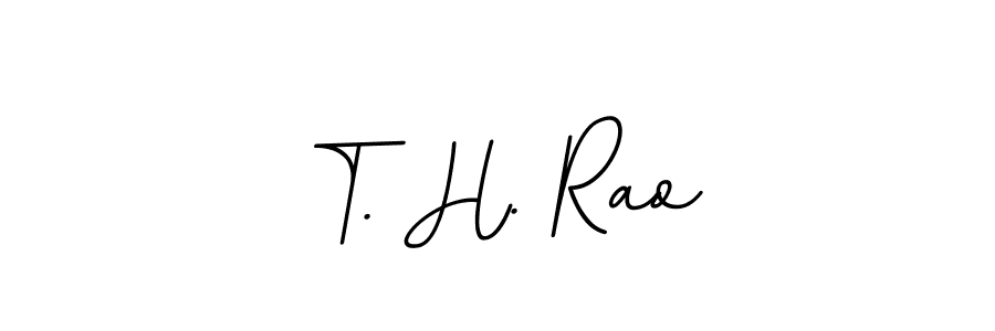 BallpointsItalic-DORy9 is a professional signature style that is perfect for those who want to add a touch of class to their signature. It is also a great choice for those who want to make their signature more unique. Get T. H. Rao name to fancy signature for free. T. H. Rao signature style 11 images and pictures png
