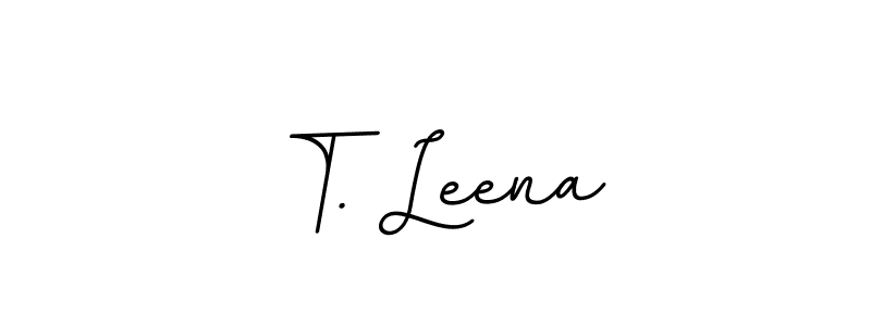 Once you've used our free online signature maker to create your best signature BallpointsItalic-DORy9 style, it's time to enjoy all of the benefits that T. Leena name signing documents. T. Leena signature style 11 images and pictures png