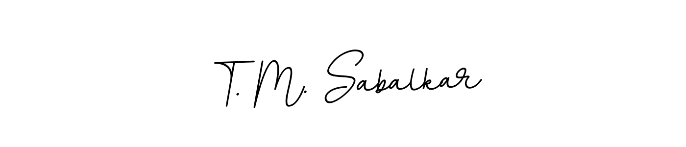 Here are the top 10 professional signature styles for the name T. M. Sabalkar. These are the best autograph styles you can use for your name. T. M. Sabalkar signature style 11 images and pictures png