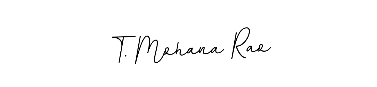 This is the best signature style for the T. Mohana Rao name. Also you like these signature font (BallpointsItalic-DORy9). Mix name signature. T. Mohana Rao signature style 11 images and pictures png