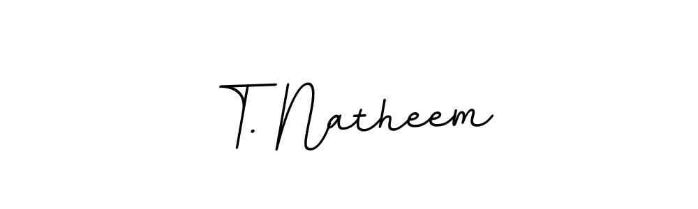 if you are searching for the best signature style for your name T. Natheem. so please give up your signature search. here we have designed multiple signature styles  using BallpointsItalic-DORy9. T. Natheem signature style 11 images and pictures png