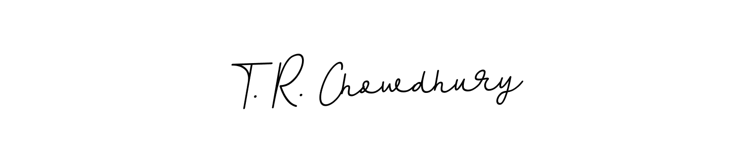 Design your own signature with our free online signature maker. With this signature software, you can create a handwritten (BallpointsItalic-DORy9) signature for name T. R. Chowdhury. T. R. Chowdhury signature style 11 images and pictures png