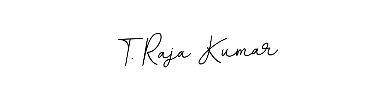 Make a beautiful signature design for name T. Raja Kumar. With this signature (BallpointsItalic-DORy9) style, you can create a handwritten signature for free. T. Raja Kumar signature style 11 images and pictures png