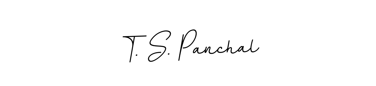 T. S. Panchal stylish signature style. Best Handwritten Sign (BallpointsItalic-DORy9) for my name. Handwritten Signature Collection Ideas for my name T. S. Panchal. T. S. Panchal signature style 11 images and pictures png