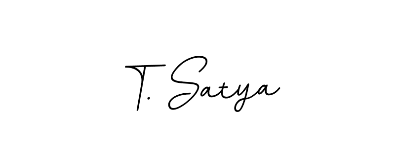 Make a beautiful signature design for name T. Satya. Use this online signature maker to create a handwritten signature for free. T. Satya signature style 11 images and pictures png