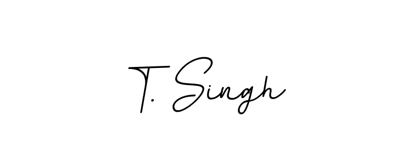 Check out images of Autograph of T. Singh name. Actor T. Singh Signature Style. BallpointsItalic-DORy9 is a professional sign style online. T. Singh signature style 11 images and pictures png