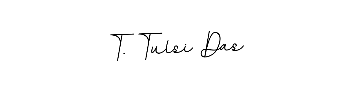 Make a beautiful signature design for name T. Tulsi Das. With this signature (BallpointsItalic-DORy9) style, you can create a handwritten signature for free. T. Tulsi Das signature style 11 images and pictures png