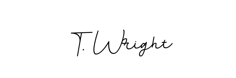 How to Draw T. Wright signature style? BallpointsItalic-DORy9 is a latest design signature styles for name T. Wright. T. Wright signature style 11 images and pictures png