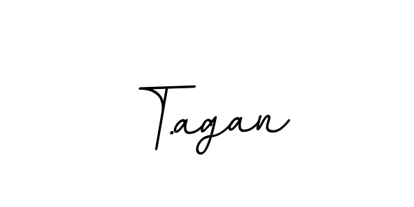 How to make T.agan signature? BallpointsItalic-DORy9 is a professional autograph style. Create handwritten signature for T.agan name. T.agan signature style 11 images and pictures png