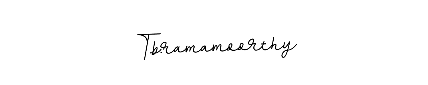 Here are the top 10 professional signature styles for the name T.b.ramamoorthy. These are the best autograph styles you can use for your name. T.b.ramamoorthy signature style 11 images and pictures png