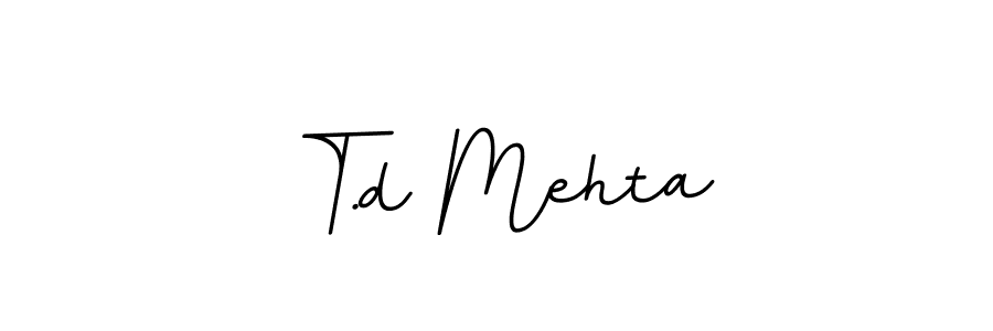 if you are searching for the best signature style for your name T.d Mehta. so please give up your signature search. here we have designed multiple signature styles  using BallpointsItalic-DORy9. T.d Mehta signature style 11 images and pictures png