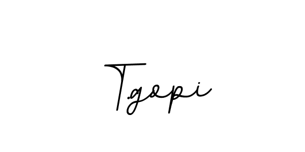 Create a beautiful signature design for name T.gopi. With this signature (BallpointsItalic-DORy9) fonts, you can make a handwritten signature for free. T.gopi signature style 11 images and pictures png