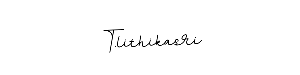 Also You can easily find your signature by using the search form. We will create T.lithikasri name handwritten signature images for you free of cost using BallpointsItalic-DORy9 sign style. T.lithikasri signature style 11 images and pictures png