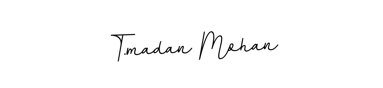 Also You can easily find your signature by using the search form. We will create T.madan Mohan name handwritten signature images for you free of cost using BallpointsItalic-DORy9 sign style. T.madan Mohan signature style 11 images and pictures png