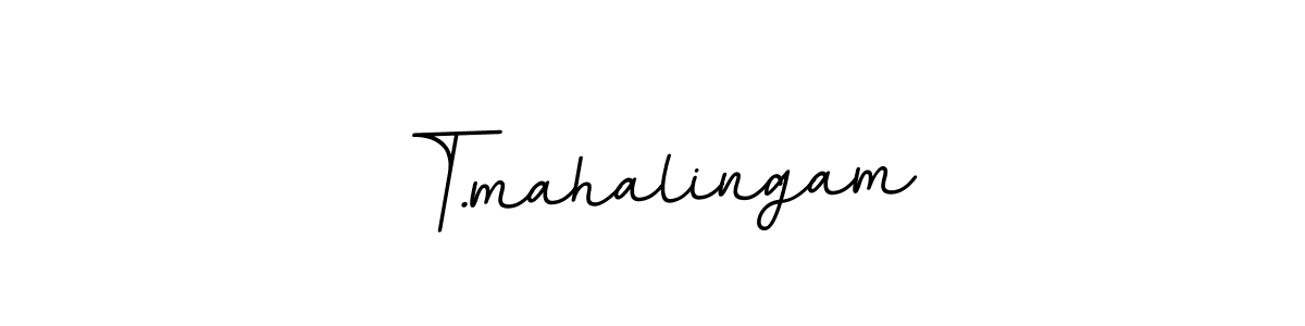 How to make T.mahalingam signature? BallpointsItalic-DORy9 is a professional autograph style. Create handwritten signature for T.mahalingam name. T.mahalingam signature style 11 images and pictures png