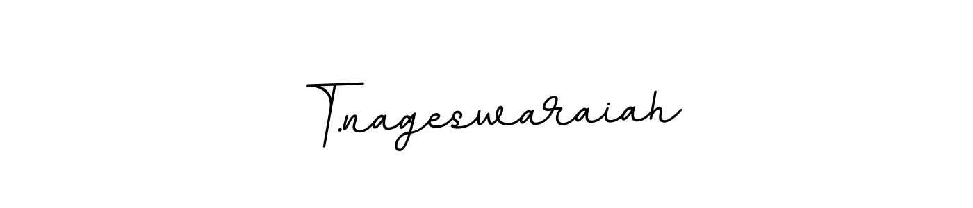 Create a beautiful signature design for name T.nageswaraiah. With this signature (BallpointsItalic-DORy9) fonts, you can make a handwritten signature for free. T.nageswaraiah signature style 11 images and pictures png