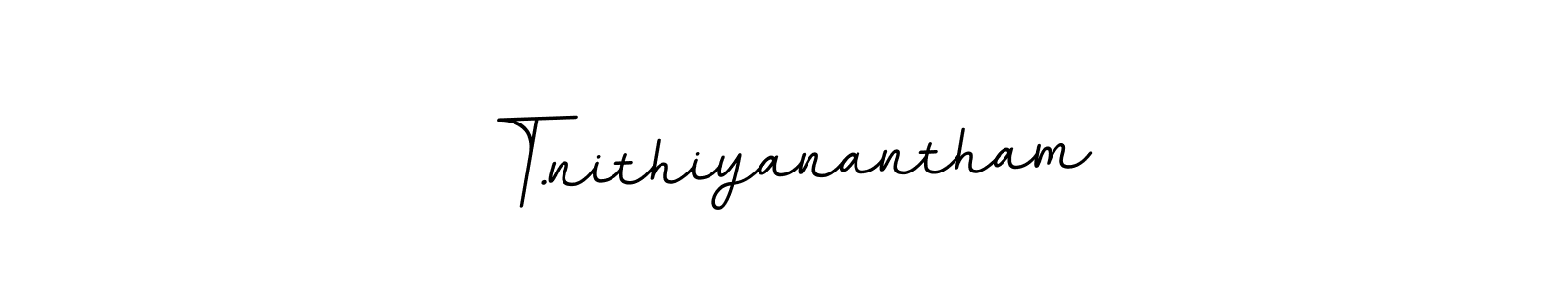 Also we have T.nithiyanantham name is the best signature style. Create professional handwritten signature collection using BallpointsItalic-DORy9 autograph style. T.nithiyanantham signature style 11 images and pictures png