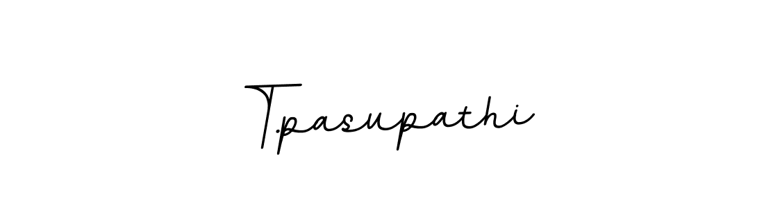 Use a signature maker to create a handwritten signature online. With this signature software, you can design (BallpointsItalic-DORy9) your own signature for name T.pasupathi. T.pasupathi signature style 11 images and pictures png