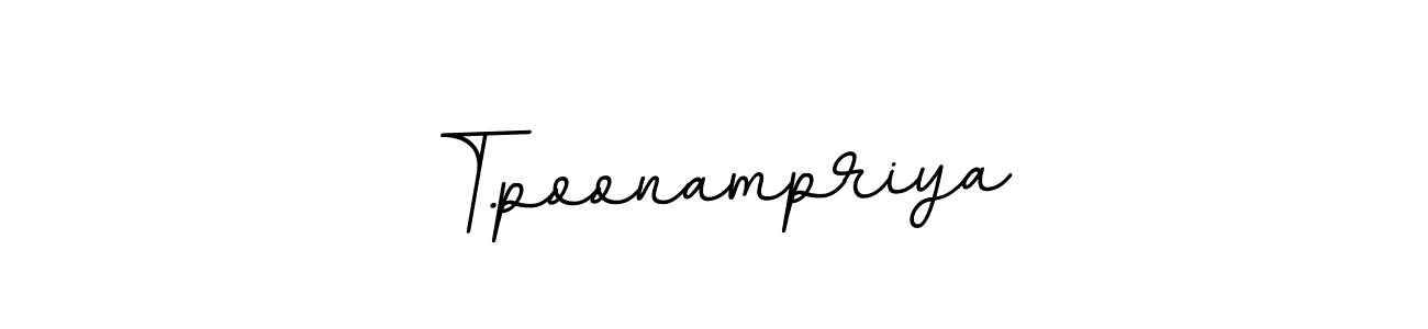 How to make T.poonampriya signature? BallpointsItalic-DORy9 is a professional autograph style. Create handwritten signature for T.poonampriya name. T.poonampriya signature style 11 images and pictures png