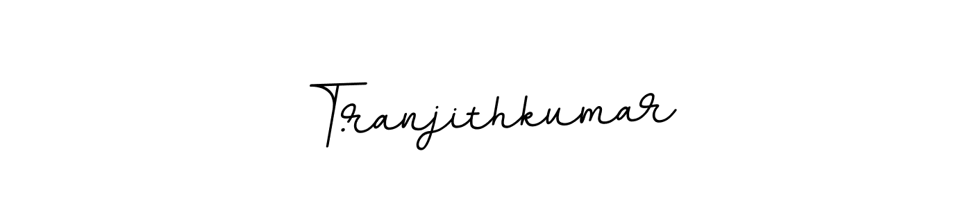 It looks lik you need a new signature style for name T.ranjithkumar. Design unique handwritten (BallpointsItalic-DORy9) signature with our free signature maker in just a few clicks. T.ranjithkumar signature style 11 images and pictures png