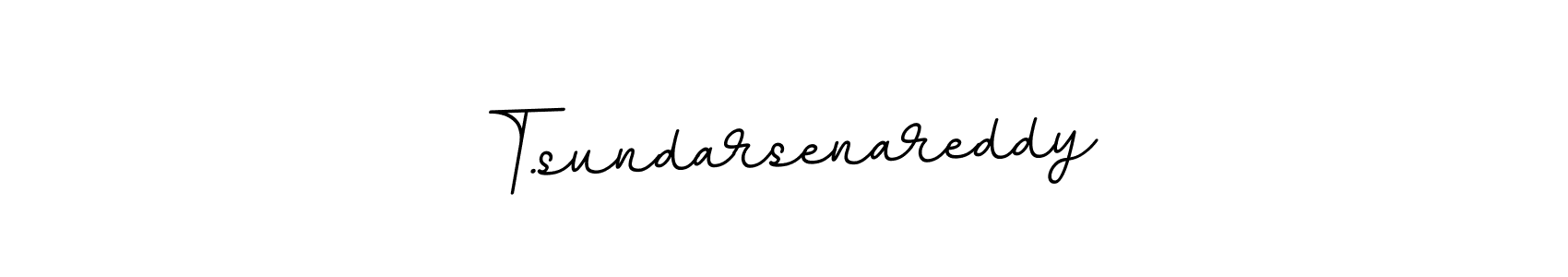 You should practise on your own different ways (BallpointsItalic-DORy9) to write your name (T.sundarsenareddy) in signature. don't let someone else do it for you. T.sundarsenareddy signature style 11 images and pictures png