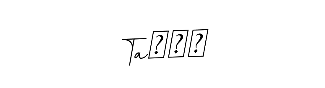 Use a signature maker to create a handwritten signature online. With this signature software, you can design (BallpointsItalic-DORy9) your own signature for name Taरुन. Taरुन signature style 11 images and pictures png