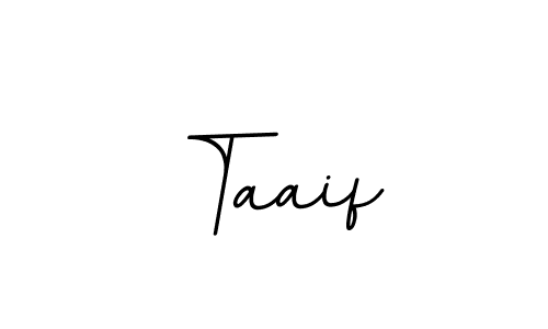 Use a signature maker to create a handwritten signature online. With this signature software, you can design (BallpointsItalic-DORy9) your own signature for name Taaif. Taaif signature style 11 images and pictures png