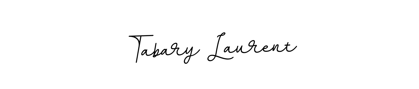 How to make Tabary Laurent name signature. Use BallpointsItalic-DORy9 style for creating short signs online. This is the latest handwritten sign. Tabary Laurent signature style 11 images and pictures png