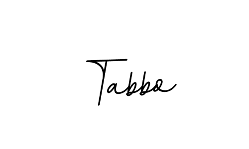 Make a beautiful signature design for name Tabbo. With this signature (BallpointsItalic-DORy9) style, you can create a handwritten signature for free. Tabbo signature style 11 images and pictures png