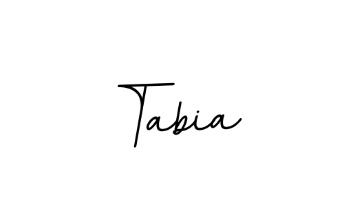Create a beautiful signature design for name Tabia. With this signature (BallpointsItalic-DORy9) fonts, you can make a handwritten signature for free. Tabia signature style 11 images and pictures png
