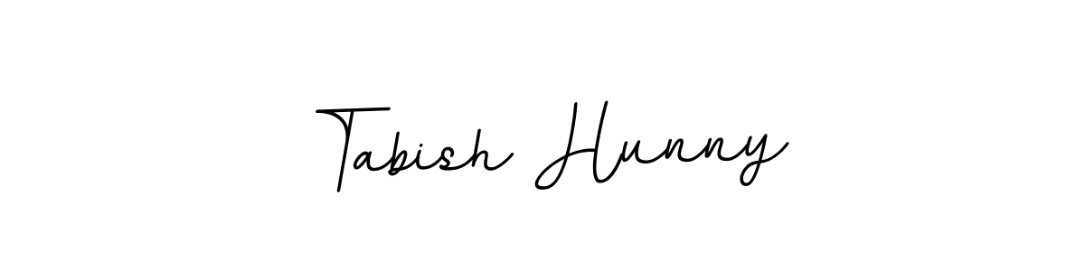 Create a beautiful signature design for name Tabish Hunny. With this signature (BallpointsItalic-DORy9) fonts, you can make a handwritten signature for free. Tabish Hunny signature style 11 images and pictures png