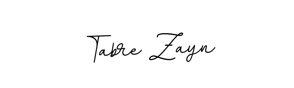 Use a signature maker to create a handwritten signature online. With this signature software, you can design (BallpointsItalic-DORy9) your own signature for name Tabre Zayn. Tabre Zayn signature style 11 images and pictures png