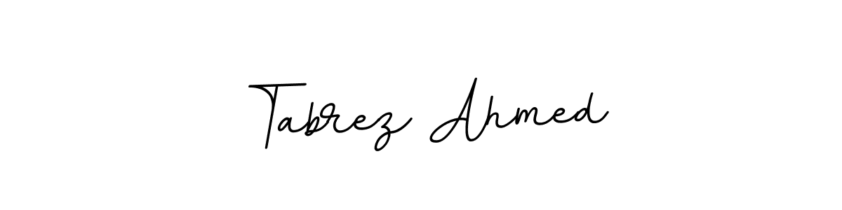 if you are searching for the best signature style for your name Tabrez Ahmed. so please give up your signature search. here we have designed multiple signature styles  using BallpointsItalic-DORy9. Tabrez Ahmed signature style 11 images and pictures png