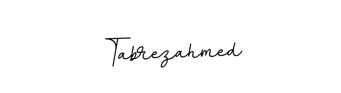 Use a signature maker to create a handwritten signature online. With this signature software, you can design (BallpointsItalic-DORy9) your own signature for name Tabrezahmed. Tabrezahmed signature style 11 images and pictures png